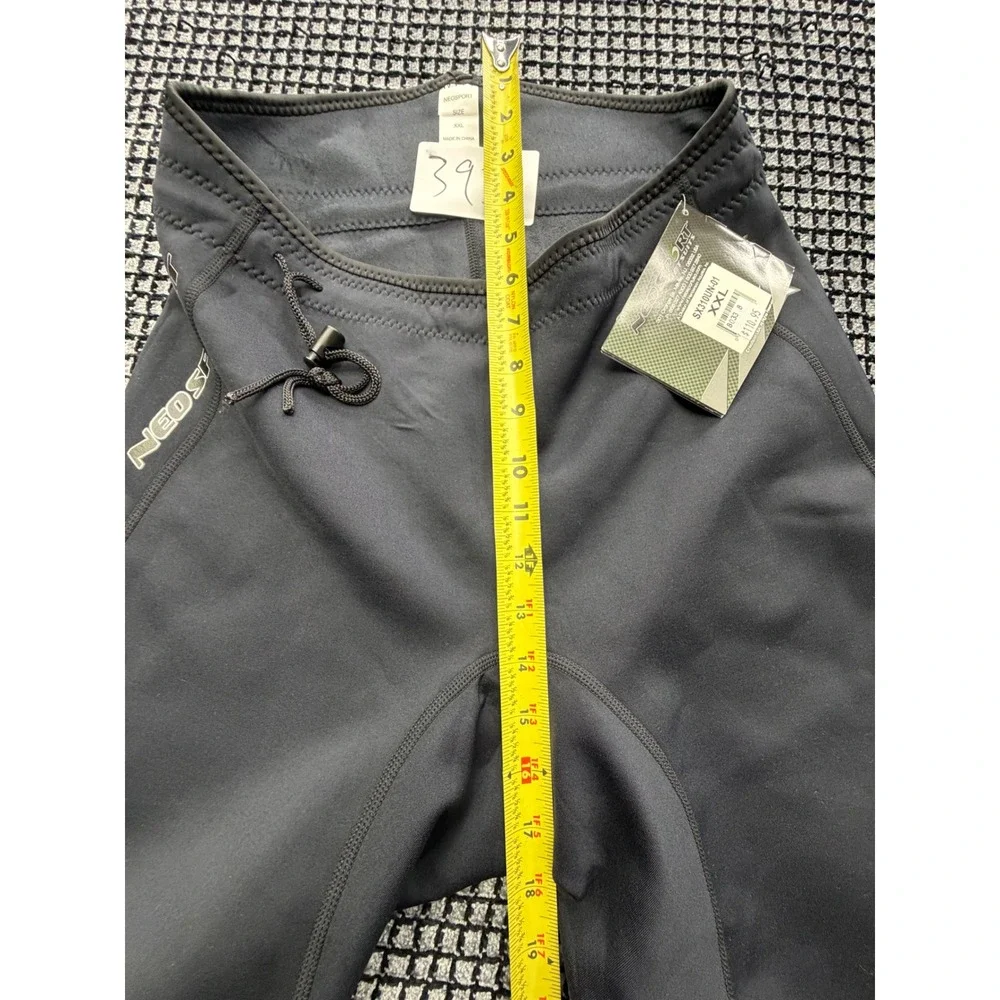 Neosport Wetsuit Pants Unisex XXL Black New 1.5mm Neoprene Thermal Kayak Dive